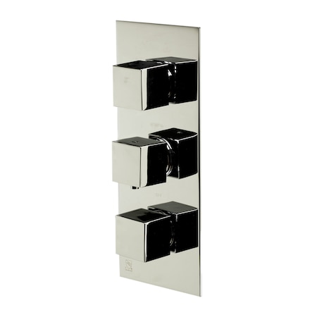 Alfi Brand Polished Chrome Square 2 Way Thermostatic Shower Mixer AB2701-PC